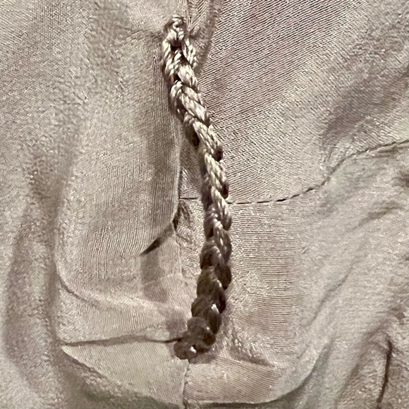 𝅺RICHARD TYLER COUTURE long sleeve dress with hip length side slit - Picture 11 of 16